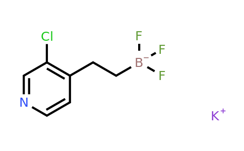 Potassium (2-(3-chloropyridin-4-YL)ethyl)trifluoroborate