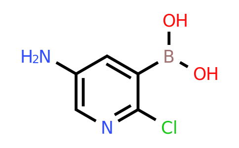 5-Amino-2-chloropyridin-3-ylboronic acid