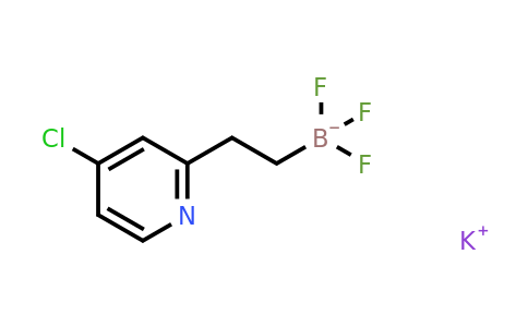 Potassium (2-(4-chloropyridin-2-YL)ethyl)trifluoroborate