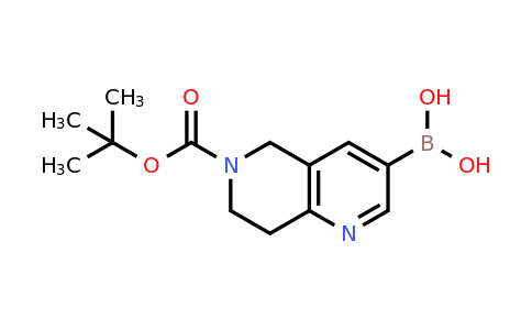 6-(Tert-butoxycarbonyl)-5,6,7,8-tetrahydro-1,6-naphthyridin-3-ylboronic acid
