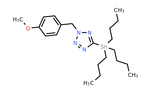 2-(4-Methoxy-benzyl)-5-tributylstannanyl-2H-tetrazole