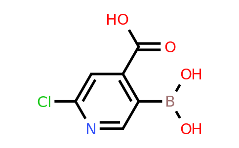 4-Carboxy-6-chloropyridine-3-boronic acid