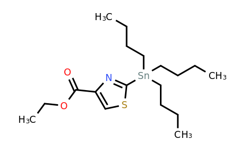2-Tributylstannanyl-thiazole-4-carboxylic acid ethyl ester