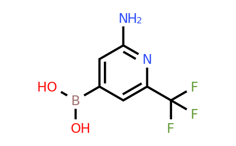2-Amino-6-(trifluoromethyl)pyridine-4-boronic acid
