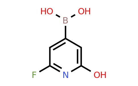 (2-Fluoro-6-hydroxypyridin-4-YL)boronic acid