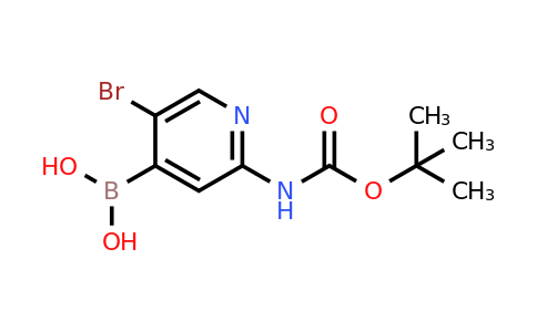 5-Bromo-2-[(tert-butoxycarbonyl)amino]pyridine-4-boronic acid