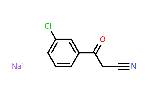 3-(3-Chlorophenyl)-3-oxopropanenitrile sodium salt