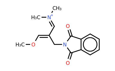 N-((2E)-2-[(1,3-dioxo-1,3-dihydro-2H-isoindol-2-YL)methyl]-3-methoxyprop-2-enylidene)-N-methylmethanaminium
