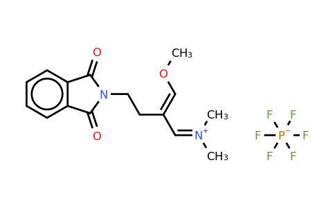 N-((2E)-2-[2-(1,3-dioxo-1,3-dihydro-2H-isoindol-2-YL)ethyl]-3-methoxyprop-2-enylidene)-N-methylmethanaminium hexafluorophosphate