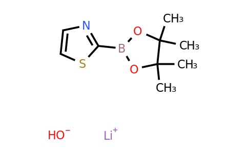 Thiazole-2-boronic acid pinacol ester, lithium hydroxide salt