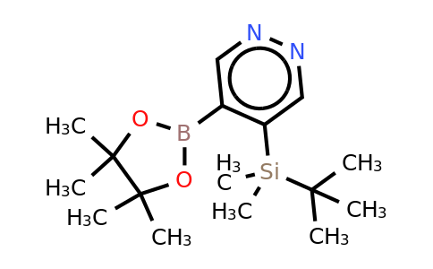5-(Tert-butyldimethylsilyl)pyridazine-4-boronic acid, pinacol ester