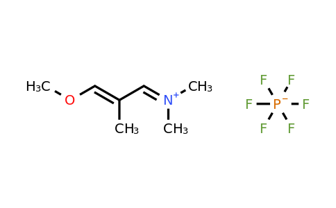 N-[(2E)-3-methoxy-2-methylprop-2-enylidene]-N-methylmethanaminium hexafluorophosphate