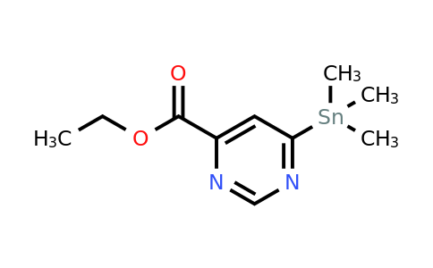 Ethyl 4-(trimethylstannyl)pyrimidine-6-carboxylate