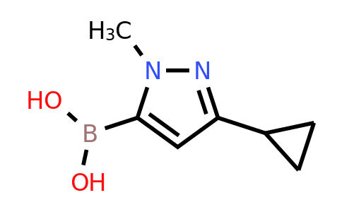 1-Methyl-3-cyclopropyl-1H-pyrazole-5-boronic acid