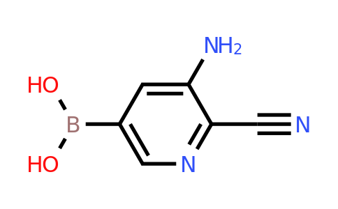3-Amino-2-cyanopyridine-5-boronic acid