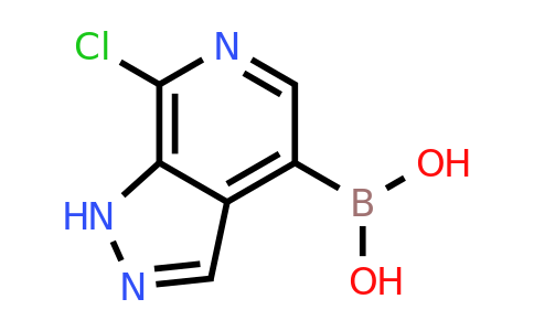 (7-Chloro-1H-pyrazolo[3,4-C]pyridin-4-YL)boronic acid