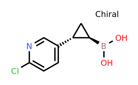 Trans-2-(6-chloropyridin-3-YL)cyclopropaneboronic acid