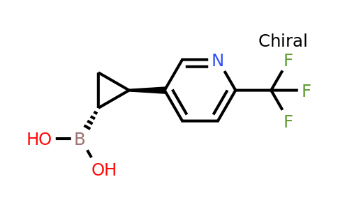 Trans-2-[6-(trifluoromethyl)pyridin-3-YL]cyclopropaneboronic acid