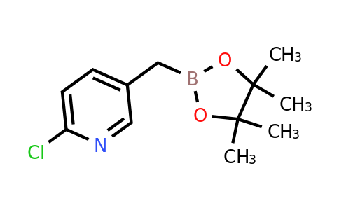 2-(6-Chloropyridin-3-ylmethyl)-4,4,5,5-tetramethyl-[1,3,2]dioxaborolane