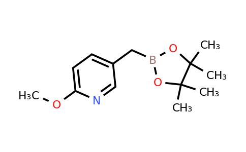 2-(6-Methoxypyridin-3-ylmethyl)-4,4,5,5-tetramethyl-[1,3,2]dioxaborolane