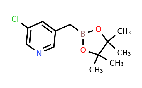 2-(5-Chloropyridin-3-ylmethyl)-4,4,5,5-tetramethyl-[1,3,2]dioxaborolane