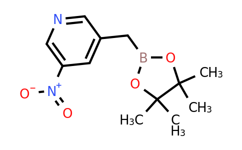 2-(5-Nitropyridin-3-ylmethyl)-4,4,5,5-tetramethyl-[1,3,2]dioxaborolane