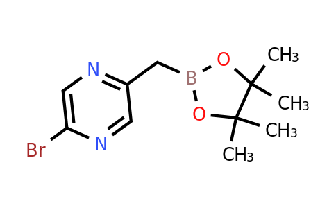 2-(5-Bromopyrazin-2-ylmethyl)-4,4,5,5-tetramethyl-[1,3,2]dioxaborolane
