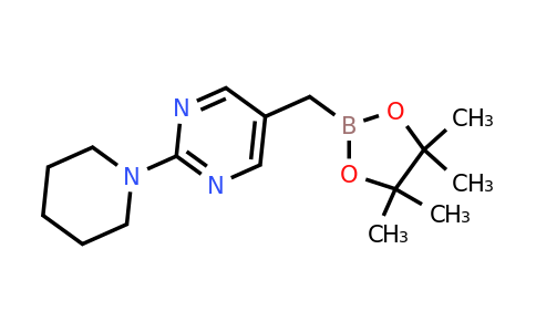 2-[2-(Piperidin-1YL)pyrimidin-5-ylmethyl]-4,4,5,5-tetramethyl-[1,3,2]dioxaborolane
