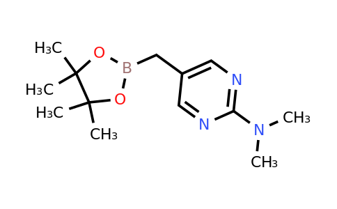 2-([2-(Dimethylamino)pyrimidin-5-YL]methyl)-4,4,5,5-tetramethyl-[1,3,2]dioxaborolane