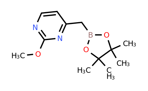 2-[(2-Methoxypyrimidin-4-YL)methyl]-4,4,5,5-tetramethyl-[1,3,2]dioxaborolane