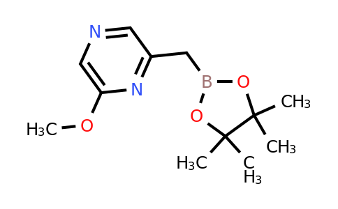 2-[(6-Methoxypyrazin-2-YL)methyl]-4,4,5,5-tetramethyl-[1,3,2]dioxaborolane