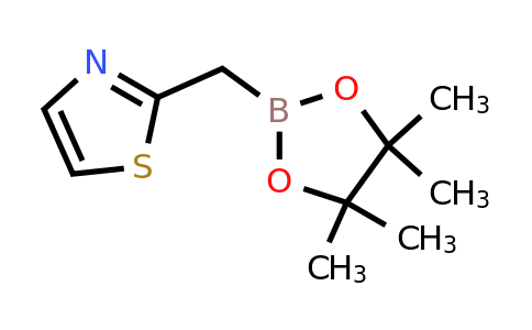 2-(Thiazol-2-YL)methyl-4,4,5,5-tetramethyl-[1,3,2]dioxaborolane