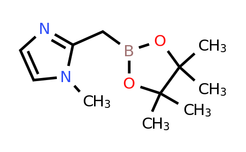 2-[(1-Methylimidazol-2-YL)methyl]-4,4,5,5-tetramethyl-[1,3,2]dioxaborolane
