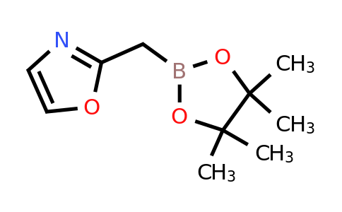 2-(Oxazol-2-YL)methyl-4,4,5,5-tetramethyl-[1,3,2]dioxaborolane