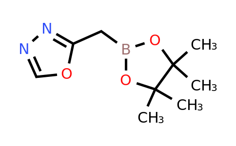 2-(1,3,4-Oxadiazol-2-YL)methyl-4,4,5,5-tetramethyl-[1,3,2]dioxaborolane