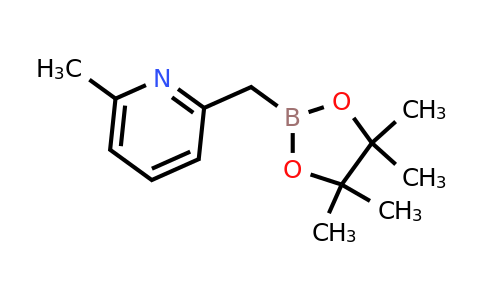 2-(6-Methylpyridin-2-YL)methyl-4,4,5,5-tetramethyl-[1,3,2]dioxaborolane