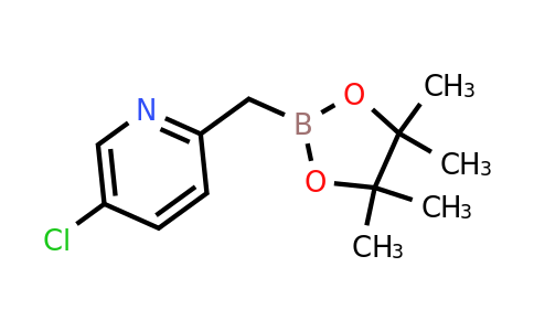 2-(5-Chloropyridin-2-YL)methyl-4,4,5,5-tetramethyl-[1,3,2]dioxaborolane