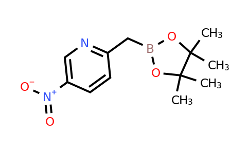 2-(5-Nitropyridin-2-YL)methyl-4,4,5,5-tetramethyl-[1,3,2]dioxaborolane
