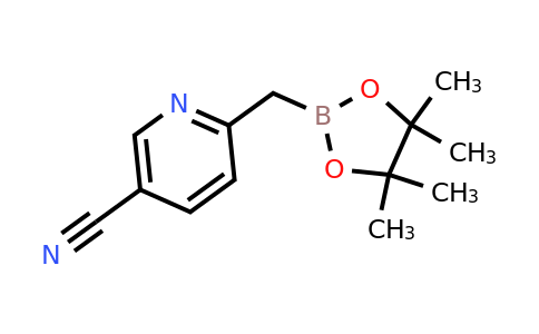 2-(5-Cyanopyridin-2-YL)methyl-4,4,5,5-tetramethyl-[1,3,2]dioxaborolane
