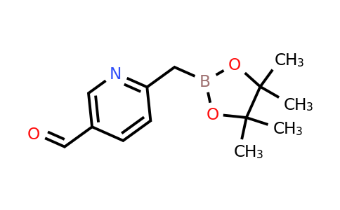 2-(5-Formylpyridin-2-YL)methyl-4,4,5,5-tetramethyl-[1,3,2]dioxaborolane