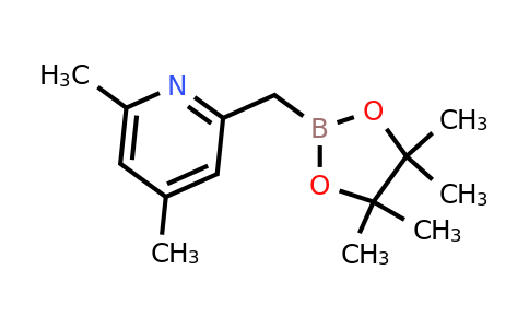2-(4,6-Dimethylpyridin-2-YL)methyl-4,4,5,5-tetramethyl-[1,3,2]dioxaborolane