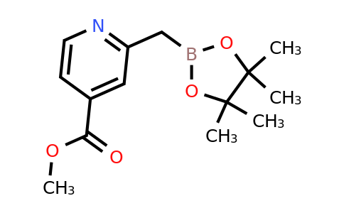 2-(4-Methoxycarbonylpyridin-2-YL)methyl-4,4,5,5-tetramethyl-[1,3,2]dioxaborolane