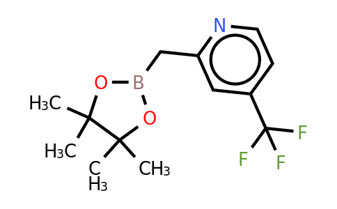2-[(4-Trifluoromethyl)pyridin-2-YL]methyl-4,4,5,5-tetramethyl-[1,3,2]dioxaborolane