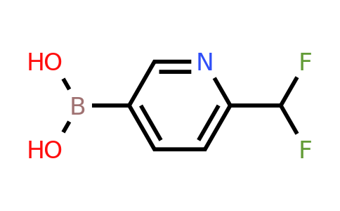 [6-(Difluoromethyl)pyridin-3-YL]boronic acid