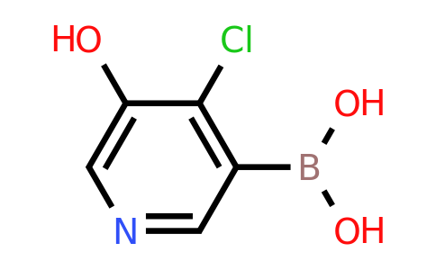 (4-Chloro-5-hydroxypyridin-3-YL)boronic acid