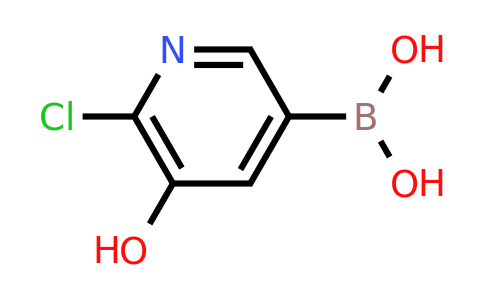 (6-Chloro-5-hydroxypyridin-3-YL)boronic acid