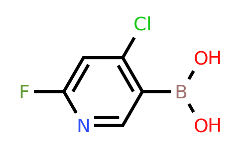 (4-Chloro-6-fluoropyridin-3-YL)boronic acid
