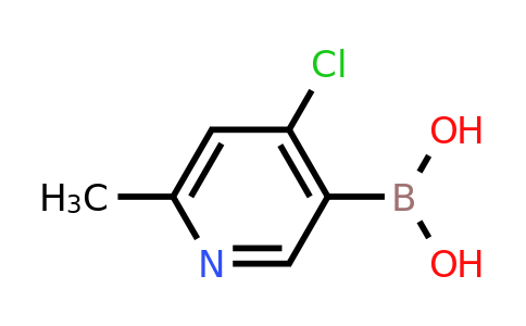 (4-Chloro-6-methylpyridin-3-YL)boronic acid