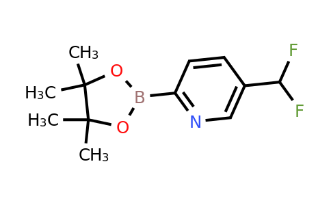 5-(Difluoromethyl)-2-(4,4,5,5-tetramethyl-1,3,2-dioxaborolan-2-YL)pyridine