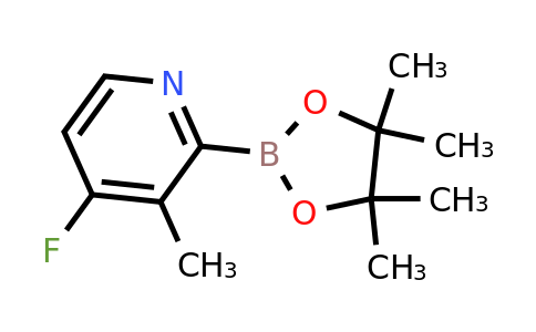 (4-Fluoro-3-methylpyridin-2-YL)boronic acid pinacol ester
